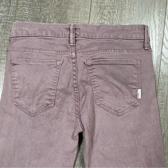 MOTHER Women's Skinny Jeans in Brown - Picture 9 of 10